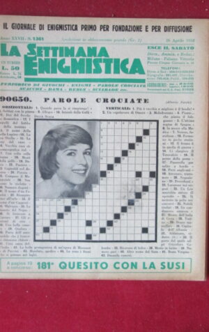 SETTIMANA ENIGMISTICA  1361 1957  [H064]1