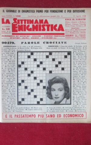 SETTIMANA ENIGMISTICA  1359 1957  [H064]1