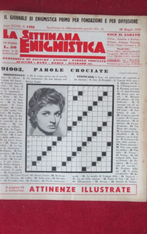 SETTIMANA ENIGMISTICA  1365 1957  [H064]1