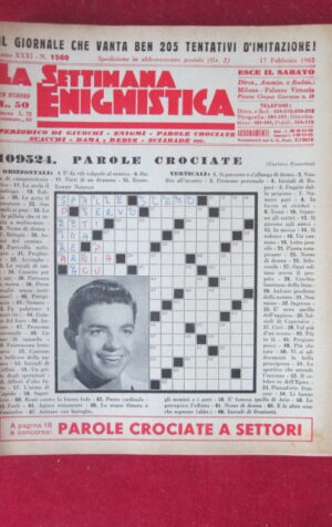 SETTIMANA ENIGMISTICA  1560 1962  [H064]1