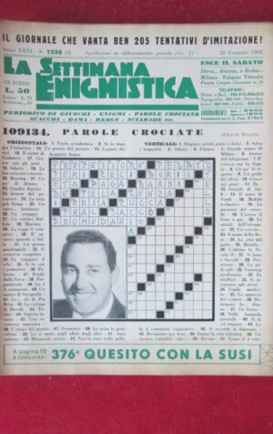SETTIMANA ENIGMISTICA  1556 1962  [H064]1