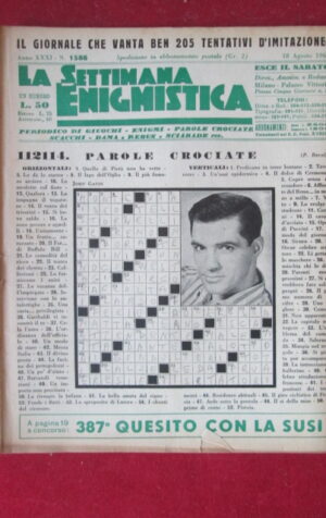 SETTIMANA ENIGMISTICA  1586 1962  [H064]1