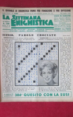 SETTIMANA ENIGMISTICA  1583 1962  [H064]1