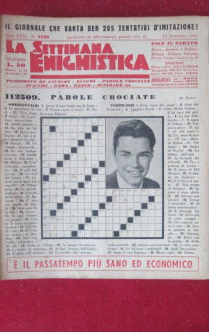 SETTIMANA ENIGMISTICA  1590 1962  [H064]1