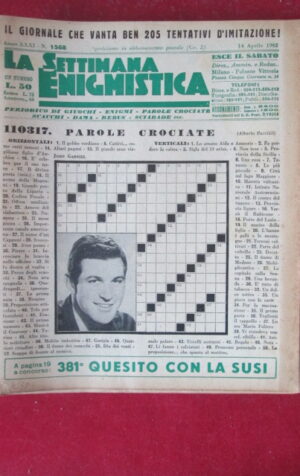 SETTIMANA ENIGMISTICA  1568 1962  [H064]1