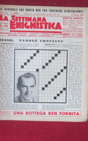 SETTIMANA ENIGMISTICA  1512 1961  [H064]1