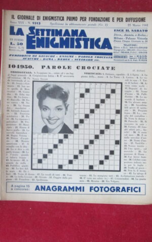 SETTIMANA ENIGMISTICA  1513 1961  [H064]1