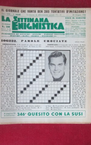 SETTIMANA ENIGMISTICA  1526 1961  [H064]1