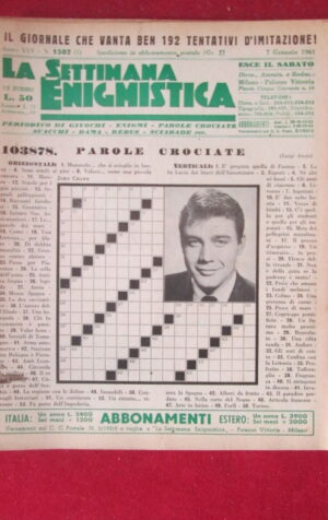SETTIMANA ENIGMISTICA  1502 1961  [H064]1