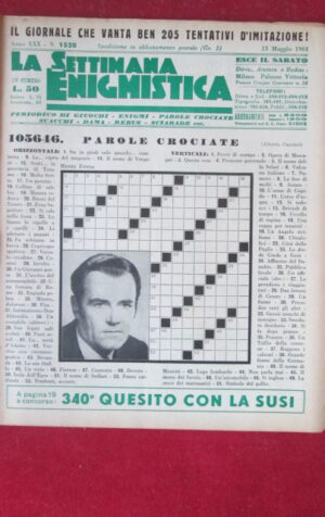 SETTIMANA ENIGMISTICA  1520 1961  [H064]1