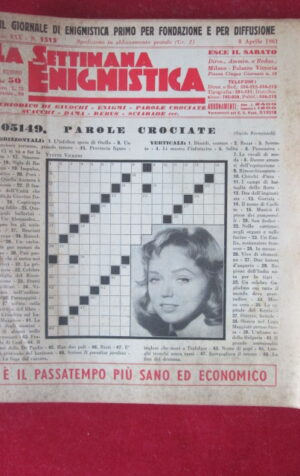 SETTIMANA ENIGMISTICA  1515 1961  [H064]1