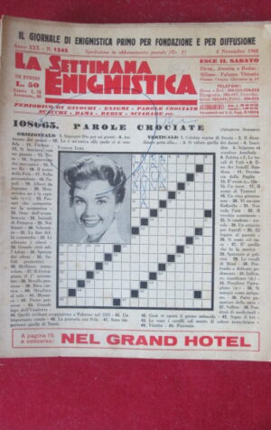 SETTIMANA ENIGMISTICA  1545 1961  [H064]1