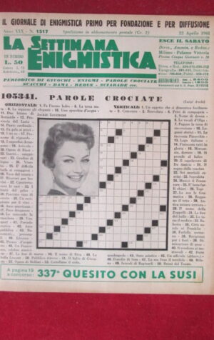 SETTIMANA ENIGMISTICA  1517 1961  [H064]1