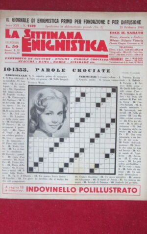 SETTIMANA ENIGMISTICA  1509 1961  [H064]1
