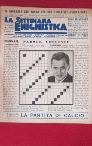 SETTIMANA ENIGMISTICA  1522 1961  [H064]1