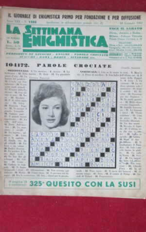 SETTIMANA ENIGMISTICA  1505 1961  [H064]1