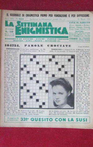 SETTIMANA ENIGMISTICA  1511 1961  [H064]1