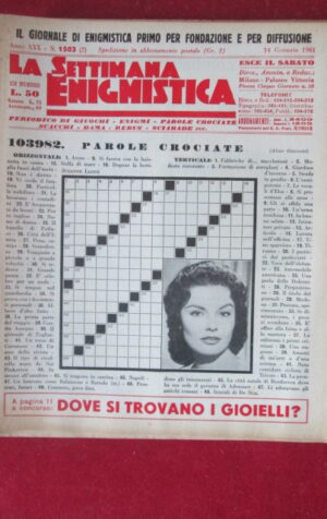 SETTIMANA ENIGMISTICA  1503 1961  [H064]1