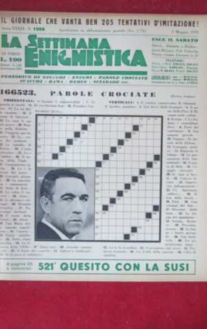 SETTIMANA ENIGMISTICA  1988 1970  [H064]2