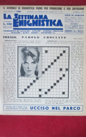 SETTIMANA ENIGMISTICA  1981 1970  [H064]1