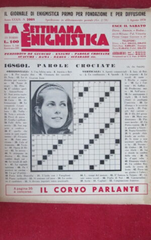 SETTIMANA ENIGMISTICA  2001 1970  [H064]1