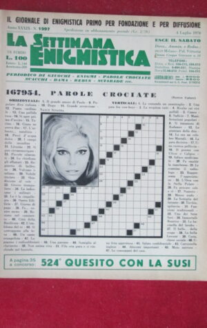 SETTIMANA ENIGMISTICA  1997 1970  [H064]2