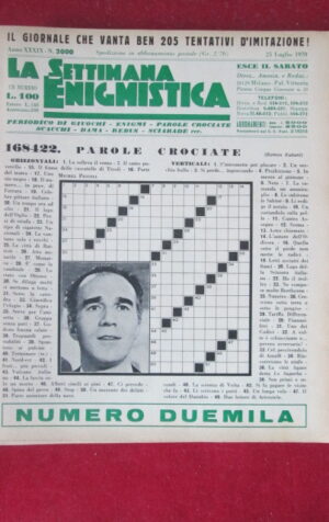 SETTIMANA ENIGMISTICA  2000 1970  [H064]2