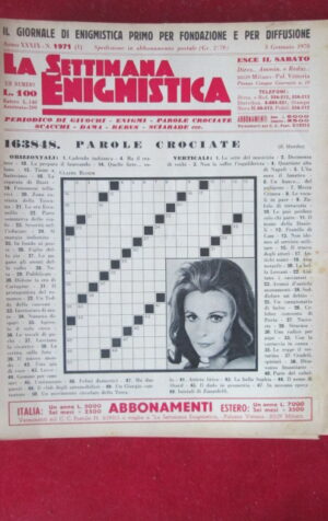 SETTIMANA ENIGMISTICA  1971 1970 CLAIRE BLOOM [H064]2