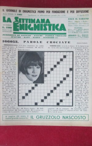 SETTIMANA ENIGMISTICA  1985 1970  [H064]2