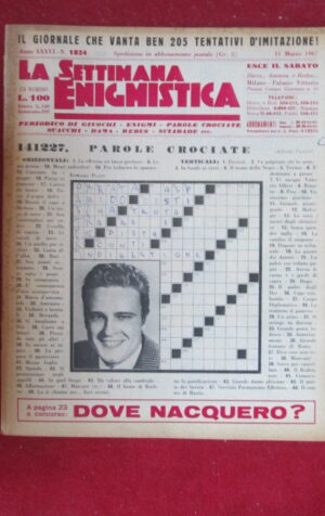 SETTIMANA ENIGMISTICA  1824 1967  [H057]1