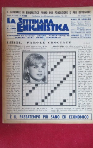 SETTIMANA ENIGMISTICA  1837 1967  [H057]1