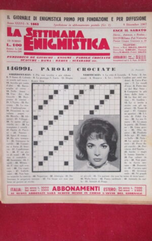 SETTIMANA ENIGMISTICA  1863 1967  [H057]1