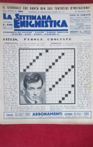 SETTIMANA ENIGMISTICA  1864 1967  [H057]1