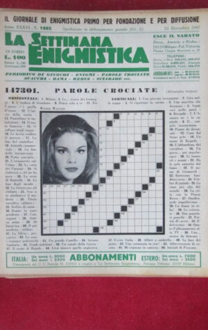 SETTIMANA ENIGMISTICA  1865 1967  [H057]1