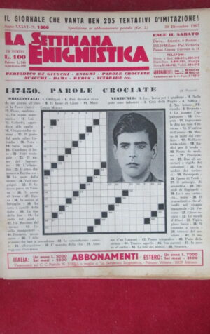 SETTIMANA ENIGMISTICA  1866 1967 TOMAS MILIAN [H057]1