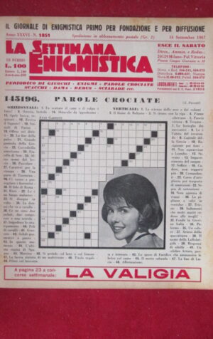 SETTIMANA ENIGMISTICA  1851 1967  [H057]1