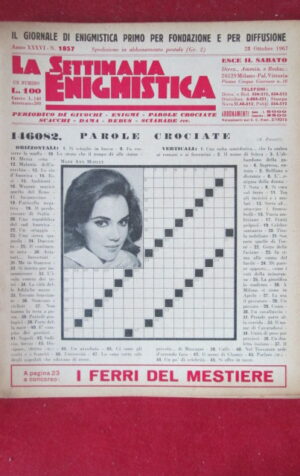 SETTIMANA ENIGMISTICA  1857 1967  [H057]1