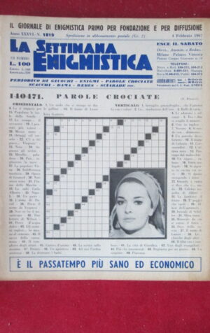 SETTIMANA ENIGMISTICA  1819 1967  [H057]1