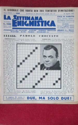 SETTIMANA ENIGMISTICA  1846 1967  [H057]1