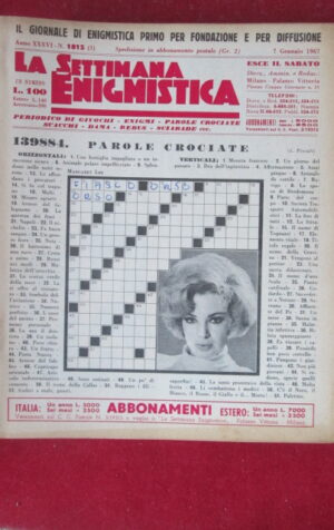 SETTIMANA ENIGMISTICA  1815 1967  [H057]1