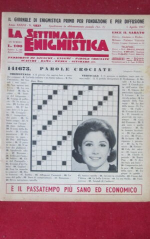 SETTIMANA ENIGMISTICA  1827 1967  [H057]1