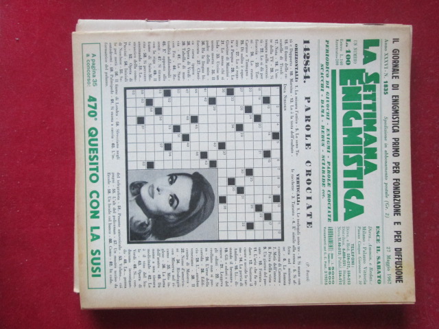 SETTIMANA ENIGMISTICA  1835 1967  [H057]1