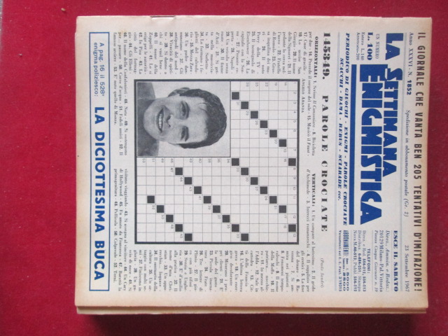 SETTIMANA ENIGMISTICA  1852 1967  [H057]2