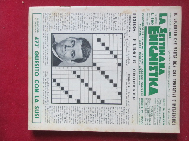 SETTIMANA ENIGMISTICA  1856 1967  [H057]2