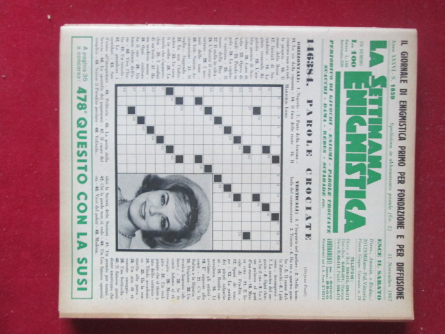 SETTIMANA ENIGMISTICA  1859 1967  [H057]1