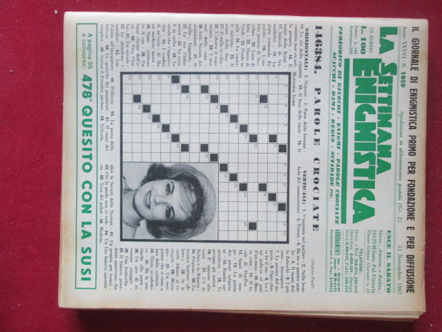SETTIMANA ENIGMISTICA  1859 1967  [H057]2