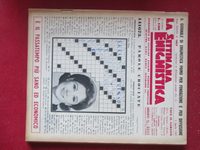 SETTIMANA ENIGMISTICA  1827 1967  [H057]2