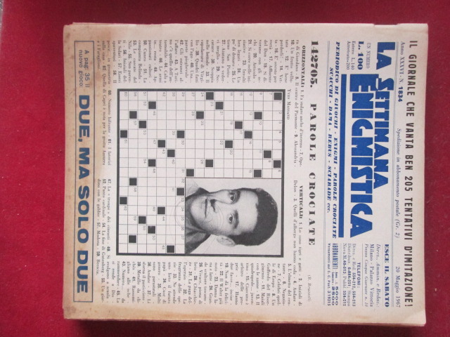 SETTIMANA ENIGMISTICA  1834 1967  [H057]2