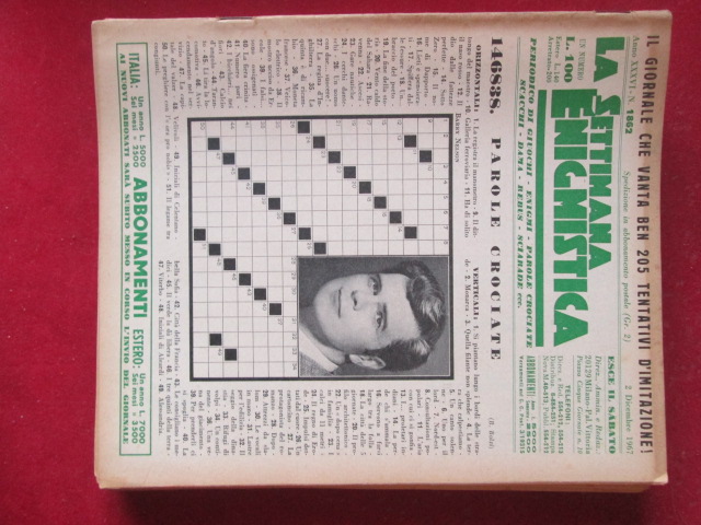 SETTIMANA ENIGMISTICA  1862 1967  [H057]2
