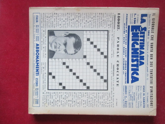 SETTIMANA ENIGMISTICA  1816 1967 SEAN CONNERY [H057]2